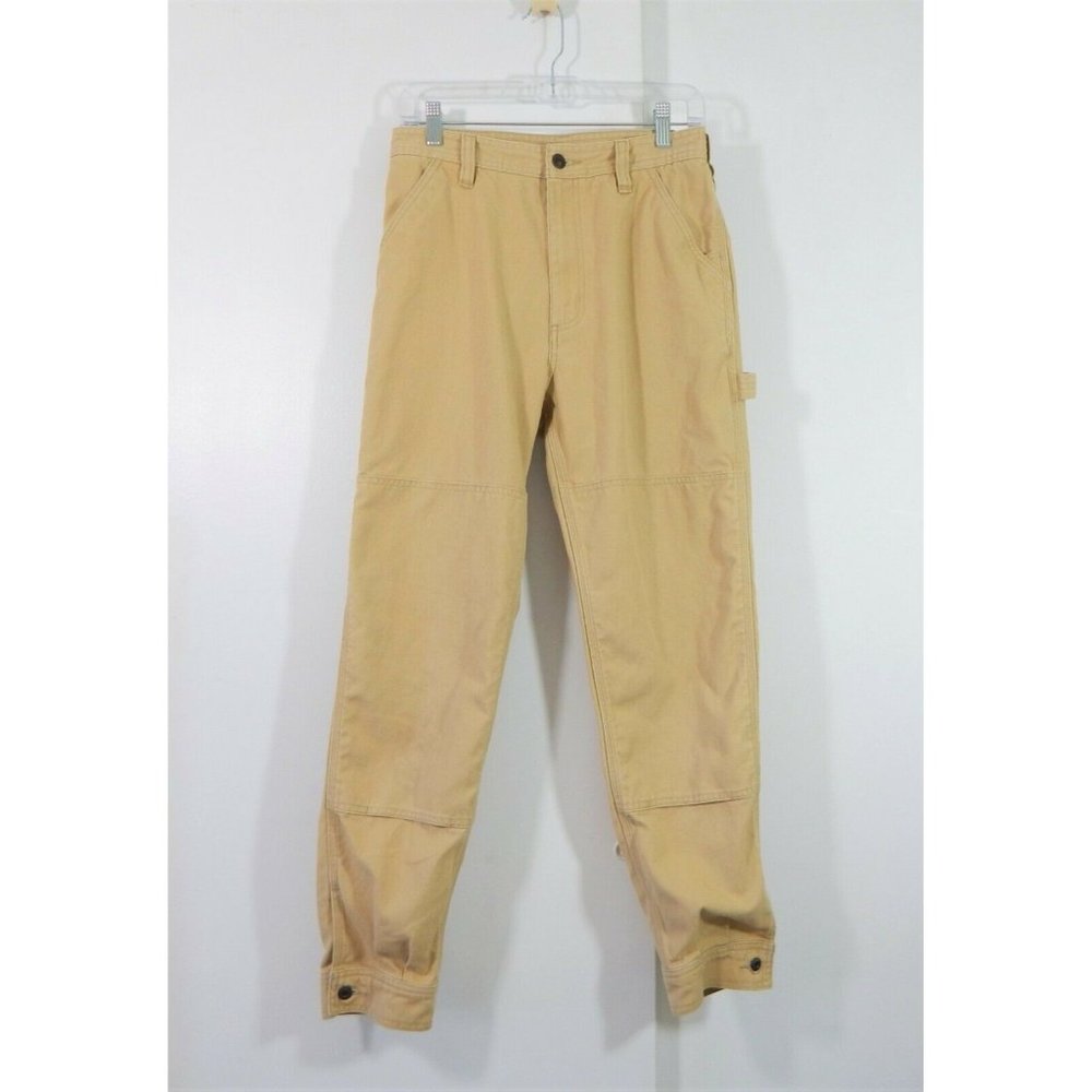 PATAGONIA pants all seasons hemp canvas double knee ankle snap carpenter 6